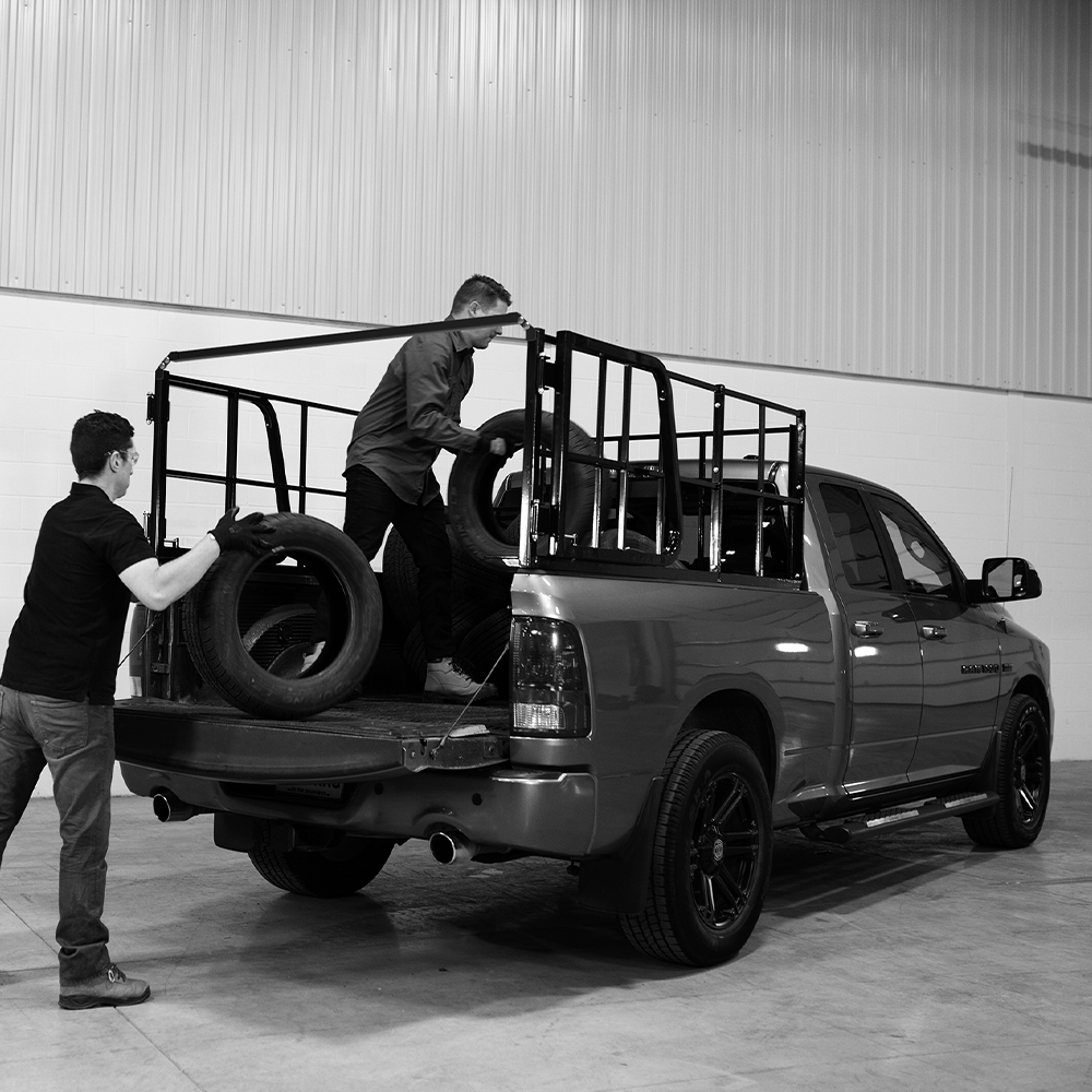 Pickup Truck Tire Cage